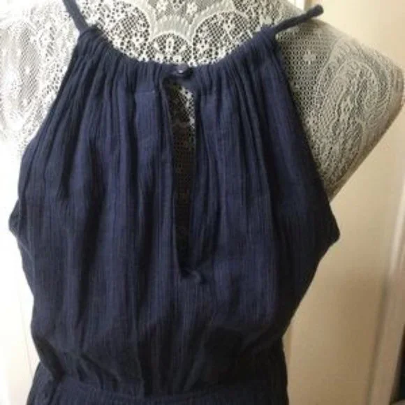Old Navy, blue summer dress maxi - Picture 3 of 4